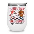 I Just Hit 100 Days Of School Baseball Boy Girl Teacher Wine Tumbler