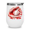 Kid Drip Ice Cream Baseball Heart Catcher Valentines Day Boy Wine Tumbler