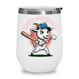 Knock It Outa The Park Baseball Goat Home Run Wine Tumbler Knock It Outa The Park Baseball Goat Home Run Wine Tumbler