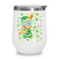 Leprechaun Playing Baseball Happy St Patricks Day Men Boys Wine Tumbler Leprechaun Playing Baseball Happy St Patricks Day Men Boys Wine Tumbler