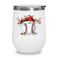 Most Likely To Play Baseball With Santa Christmas Xmas Wine Tumbler Most Likely To Play Baseball With Santa Christmas Xmas Wine Tumbler