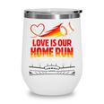 Love Is Our Home Run Baseball Valentine Couple Wine Tumbler Love Is Our Home Run Baseball Valentine Couple Wine Tumbler