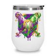 Mardi Gras Ice Cream Drip Baseball Sports For Men Women Kids Wine Tumbler