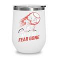 Mask On Fear Gone Baseball Catcher Softball Wine Tumbler Mask On Fear Gone Baseball Catcher Softball Wine Tumbler