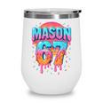 Mason 67 Costume Ice Cream Baseball Drip 6 7 Meme Six Seven Wine Tumbler Mason 67 Costume Ice Cream Baseball Drip 6 7 Meme Six Seven Wine Tumbler