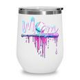 Mom Baseball Ice Cream Drip Birthday Boy Family Wine Tumbler Mom Baseball Ice Cream Drip Birthday Boy Family Wine Tumbler