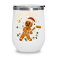 Oh Snap Gingerbreadman Christmas Baseball Wine Tumbler Oh Snap Gingerbreadman Christmas Baseball Wine Tumbler