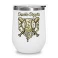 Old School Camo Baseball Drip Double Digits 10th Birthday Wine Tumbler Old School Camo Baseball Drip Double Digits 10th Birthday Wine Tumbler