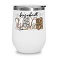 Preppy Baseball Mama Coquette Bow Game Day Mom Mother Wine Tumbler