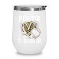 Proud Auntie Of An Official Teenager 13th Birthday Baseball Wine Tumbler