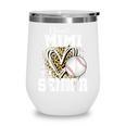 Proud Mimi Of A 2026 Senior Baseball Graduation Leopard Wine Tumbler