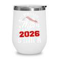 Proud Mom Of A 2026 Senior Baseball Graduation 2026 Wine Tumbler Proud Mom Of A 2026 Senior Baseball Graduation 2026 Wine Tumbler