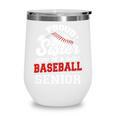 Proud Sister Of A Baseball Senior Class Of 2026 Graduation Wine Tumbler Proud Sister Of A Baseball Senior Class Of 2026 Graduation Wine Tumbler