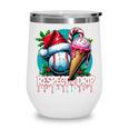 Respect The Drip Baseball Christmas Holiday Wine Tumbler