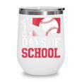 Retro 100 Days Of School Baseball Teacher Student 100 Days Wine Tumbler
