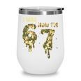 Retro I Was 6 Now I'm 7 Camo 67 Ice Cream Drip Baseball Wine Tumbler Retro I Was 6 Now I'm 7 Camo 67 Ice Cream Drip Baseball Wine Tumbler