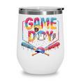 Retro Game Day Baseball Ice Cream Drip For Men Boy Kids Wine Tumbler Retro Game Day Baseball Ice Cream Drip For Men Boy Kids Wine Tumbler