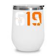 Retro San Diego 619 Vintage 90's Baseball Sports Style Lover Wine Tumbler