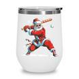Santa Playing Baseball Christmas Candy Cane Fun Xmas Holiday Wine Tumbler Santa Playing Baseball Christmas Candy Cane Fun Xmas Holiday Wine Tumbler