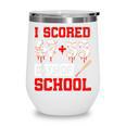 I Scored 6733 100th Days Of School Baseball Six Seven Meme Wine Tumbler I Scored 6733 100th Days Of School Baseball Six Seven Meme Wine Tumbler