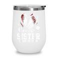 Senior Sister Class Of 2026 Baseball Graduation Heart Wine Tumbler Senior Sister Class Of 2026 Baseball Graduation Heart Wine Tumbler