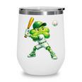 Shamrock Playing Baseball St Patricks Day Men Boys Kid Wine Tumbler Shamrock Playing Baseball St Patricks Day Men Boys Kid Wine Tumbler