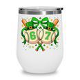 Six Seven 67 Meme Baseball Coquette Bow St Patrick's Day Wine Tumbler