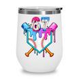 Six Seven Baseball Respect The Drip Boys Baseball Wine Tumbler
