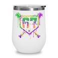 Six Seven Mardi Gras Baseball Sports Party Wine Tumbler Six Seven Mardi Gras Baseball Sports Party Wine Tumbler