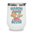 Six Seven Meme Mason Ice Cream Drip Baseball Number 67 Wine Tumbler