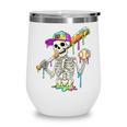 Skeleton Baseball Drip Boys Ice Cream Drip Youth Baseball Wine Tumbler Skeleton Baseball Drip Boys Ice Cream Drip Youth Baseball Wine Tumbler