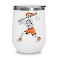 Skeleton Batting Baseball Halloween Wine Tumbler Skeleton Batting Baseball Halloween Wine Tumbler