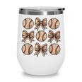 Soccer Bow Game Day Baseball Coquette Bow Women Girls Wine Tumbler Soccer Bow Game Day Baseball Coquette Bow Women Girls Wine Tumbler