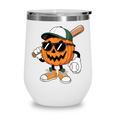 Spooky Jack O Lantern Baseball Halloween Costumes Boys Wine Tumbler Spooky Jack O Lantern Baseball Halloween Costumes Boys Wine Tumbler