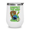 Spooky Zombie Respect The Drip Baseball Halloween Wine Tumbler