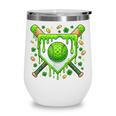St Patrick Day Baseball Drip Ice Cream Boys Men Wine Tumbler St Patrick Day Baseball Drip Ice Cream Boys Men Wine Tumbler