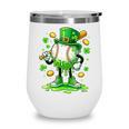 St Patrick Day Baseball Drip Ice Cream Baseball Wine Tumbler St Patrick Day Baseball Drip Ice Cream Baseball Wine Tumbler