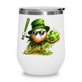 St Patrick’s Day Baseball Shamrock Player Wine Tumbler St Patrick’s Day Baseball Shamrock Player Wine Tumbler