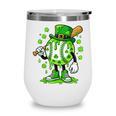 St Patricks Day Shamrock Baseball Drip Icecream Irish Boys Wine Tumbler St Patricks Day Shamrock Baseball Drip Icecream Irish Boys Wine Tumbler