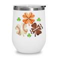 St Patricks Day Shamrock Basketball Baseball Irish Boys Men Wine Tumbler St Patricks Day Shamrock Basketball Baseball Irish Boys Men Wine Tumbler