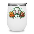 St Patricks Day Shamrock Sports Baseball Basketball Football Wine Tumbler St Patricks Day Shamrock Sports Baseball Basketball Football Wine Tumbler