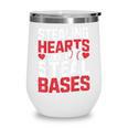 Stealing Hearts Like I Steal Bases Cute Baseball Kids Wine Tumbler Stealing Hearts Like I Steal Bases Cute Baseball Kids Wine Tumbler