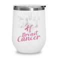 Strike Out Breast Cancer Baseball Warrior Wine Tumbler