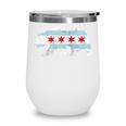Sweet Vintage Retro Chicago City Flag Bear Print Raglan Baseball Tee Wine Tumbler Sweet Vintage Retro Chicago City Flag Bear Print Raglan Baseball Tee Wine Tumbler