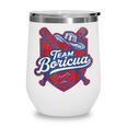 Team Boricua Puerto Rico Baseball Coqui Frog Pava Hat Fan Wine Tumbler Team Boricua Puerto Rico Baseball Coqui Frog Pava Hat Fan Wine Tumbler
