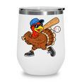 Turkey Baseball Thanksgiving Sports Humor Men Boy Kids Wine Tumbler Turkey Baseball Thanksgiving Sports Humor Men Boy Kids Wine Tumbler