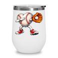 Valentine Baseball Heart Sport Love Valentines Day Boys Kids Wine Tumbler Valentine Baseball Heart Sport Love Valentines Day Boys Kids Wine Tumbler