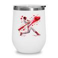 Valentine Baseball Player Drip Wine Tumbler Valentine Baseball Player Drip Wine Tumbler