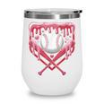 Valentines Baseball Boys Ice Cream Drip Heart Youth Kids Wine Tumbler Valentines Baseball Boys Ice Cream Drip Heart Youth Kids Wine Tumbler