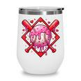 Valentines Day Baseball Boys Ice Cream Drip Heart Youth Kids Wine Tumbler Valentines Day Baseball Boys Ice Cream Drip Heart Youth Kids Wine Tumbler